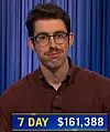 Isaac Hirsch, today's Jeopardy! winner (for the July 11, 2024 game.)