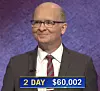 Jon Spurney, today's Jeopardy! winner (for the March 2, 2021 game.)