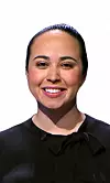 Andrea Asauje on Jeopardy!