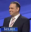 Zach Shrier, today's Jeopardy! winner (for the March 9, 2021 game.)