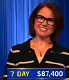 Laura Faddah, today's Jeopardy! winner (for the December 27, 2024 game.)