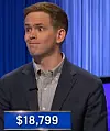 Will Wallace, today's Jeopardy! winner (for the October 22, 2024 game.)