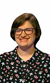 Megan Burr on Jeopardy!