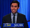 Caleb Groen, today's Jeopardy! winner (for the July 3, 2026 game.)