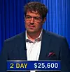 Christopher Tillman, today's Jeopardy! winner (for the October 31, 2025 game.)