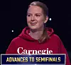 Kristin Donegan, today's Jeopardy! National College Championship winner (for quarterfinal #10 on February 15, 2022).