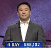 Brian Chang, today's Jeopardy! winner (for the January 22, 2021 game.)