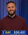 Mark Fitzpatrick, today's Jeopardy! winner (for the October 7, 2024 game.)
