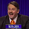 Brian Henegar, today's Jeopardy! winner (for the April 4, 2023 game.)