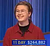 Mattea Roach, today's Jeopardy! winner (for the April 19, 2022 game.)