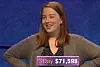 Jessica Babbitt, today's Jeopardy! winner (for the March 13, 2020 game.)