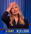 Alison Betts, today's Jeopardy! winner (for the April 17, 2024 game.)