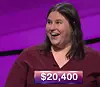 Kathkeen Kosman, tonight's Jeopardy! winner (for the October 20, 2017 episode.)